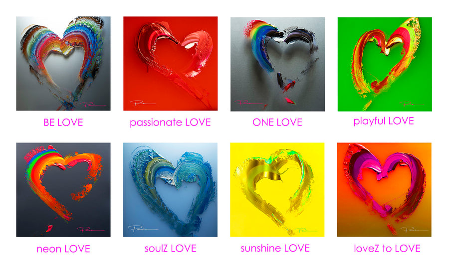 BE LOVE series - greeting cards