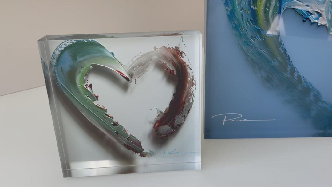 compassionate LOVE (acrylic block)