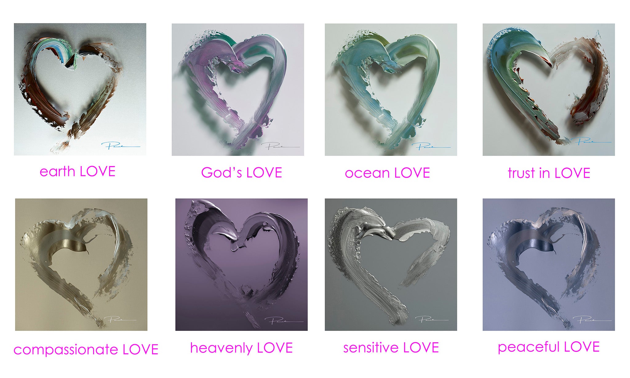 God's  LOVE series - greeting cards