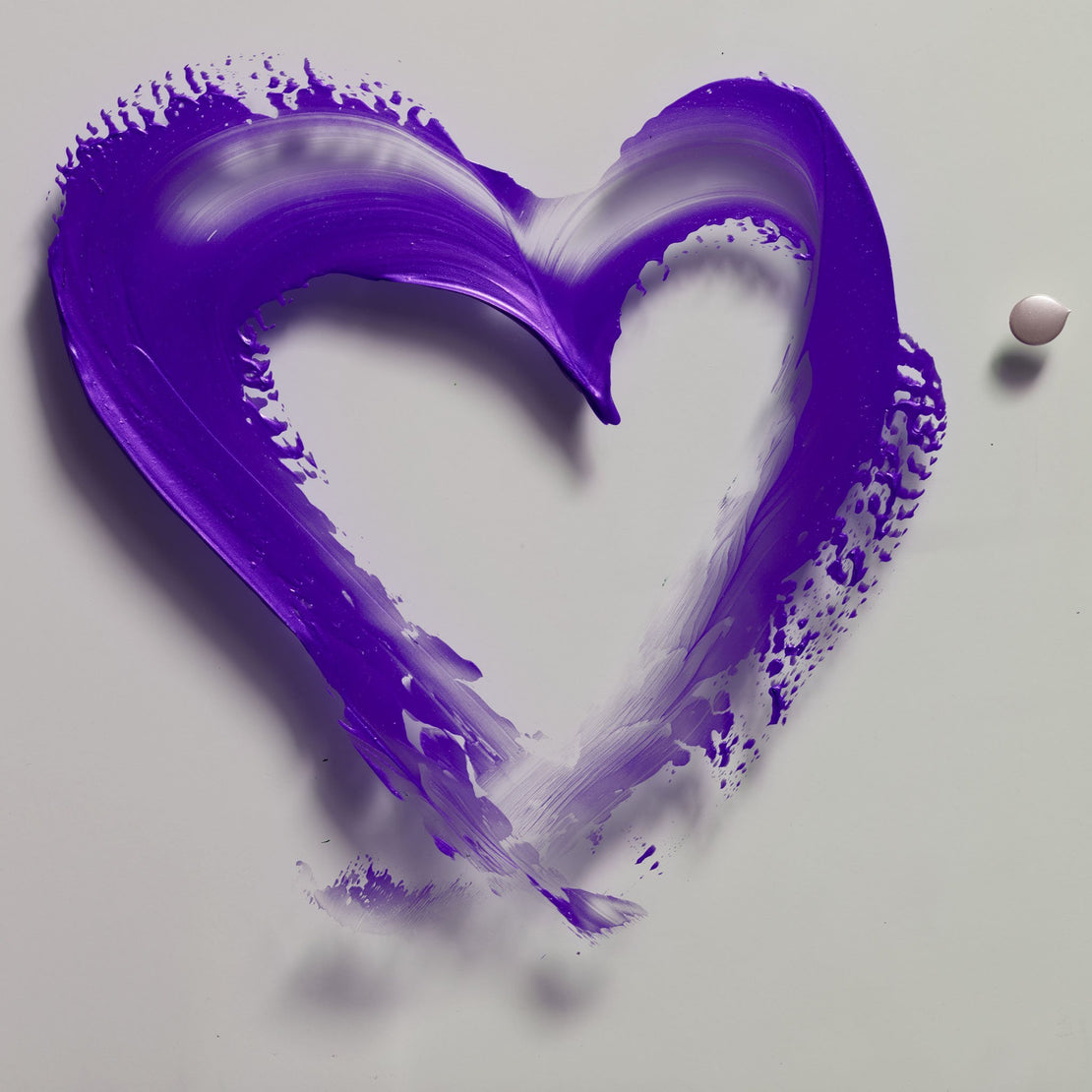 self LOVE - deep purple (acrylic block)