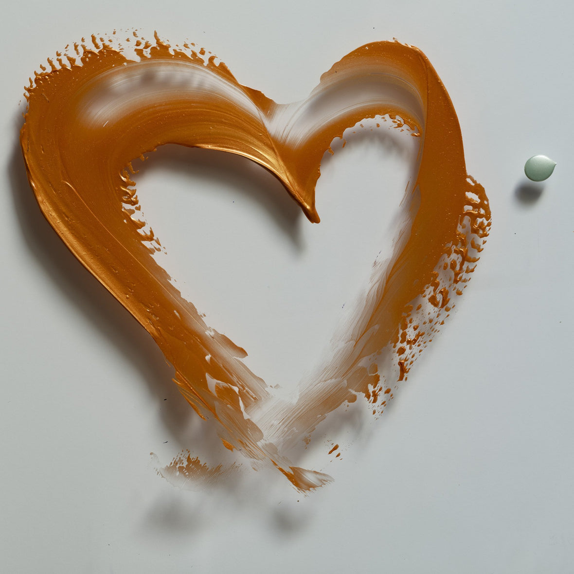 self LOVE - orange (acrylic block)